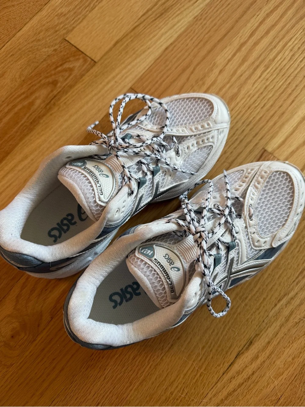 ASICS Women’s Athletic Shoe — White/Slate Blue
